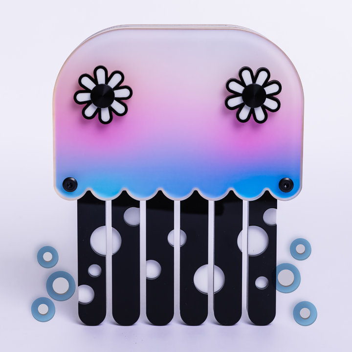 ART COLLECTOR STARTER KIT XI GROUP SHOW A COLLECTION OF 12" X 12" WORKS EL JELLY GHOST