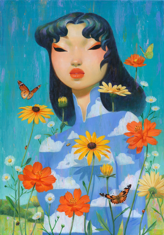 BAO PHAM "SUMMER HUES"  Gallery 2 INTO THE WILD BLUE