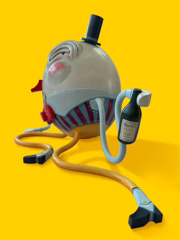 TRAVIS LAMPE The Ham-Fisted Coping Mechanism REGINALD DUMPTY'S VERY BAD DAY (DETAIL)