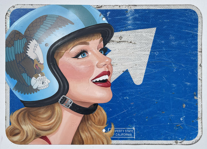 DAVE SHUTEN & FABEZ A SPARK OF COLOR & DETOUR EAGLE HELMET