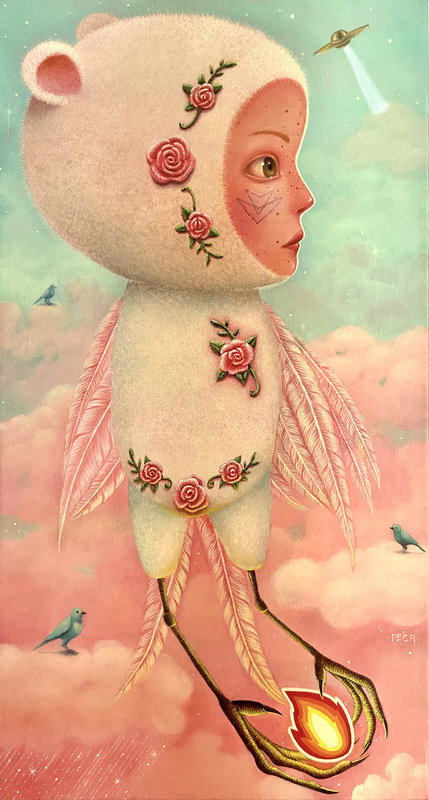 20TH ANNIVERSARY GROUP SHOW Main Gallery LOS NIÑOS DEL FUEGO 'ÍCARO'