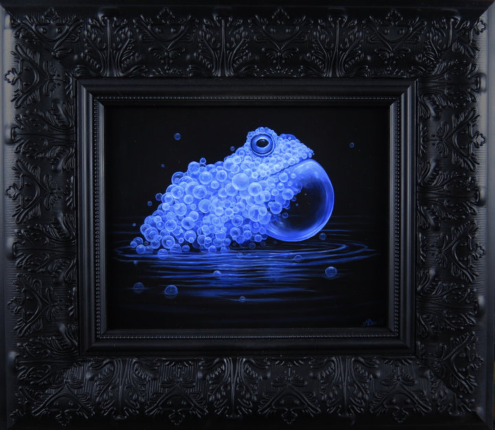 ORNÉLIE AND MOLLY DEVLIN Gallery 3 THE BUBBLE TOAD (FRAMED)