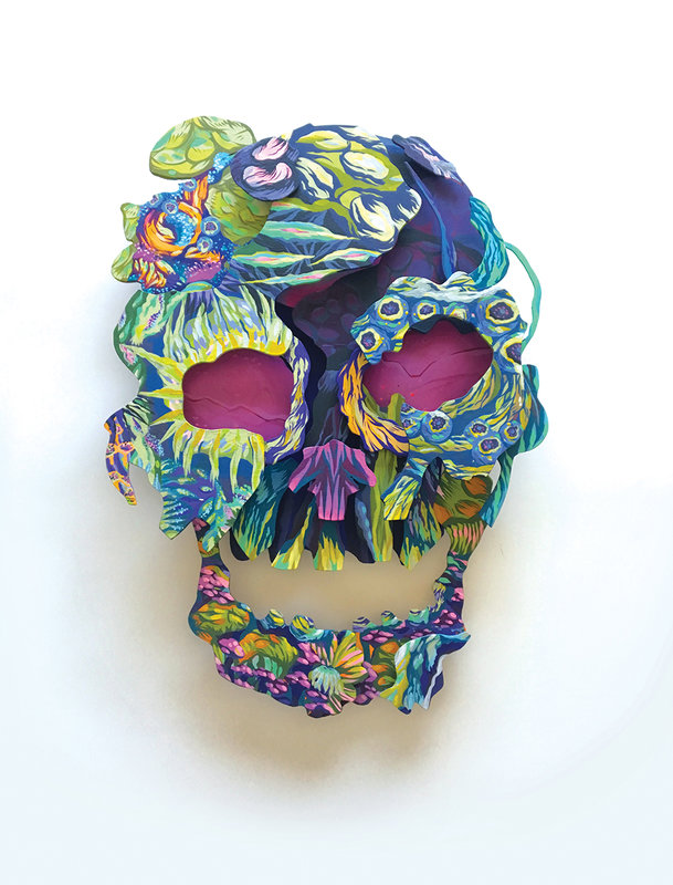 ATTABOY "Grow in the Dark" MORTAL SKULL