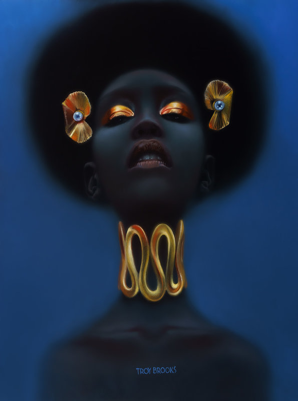 TROY BROOKS BLOOM MIDNIGHT MARIGOLD