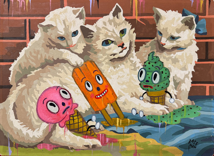 Altered Images Vintage Paint-By-Numbers Reimagined WHIM-SICLE CATS