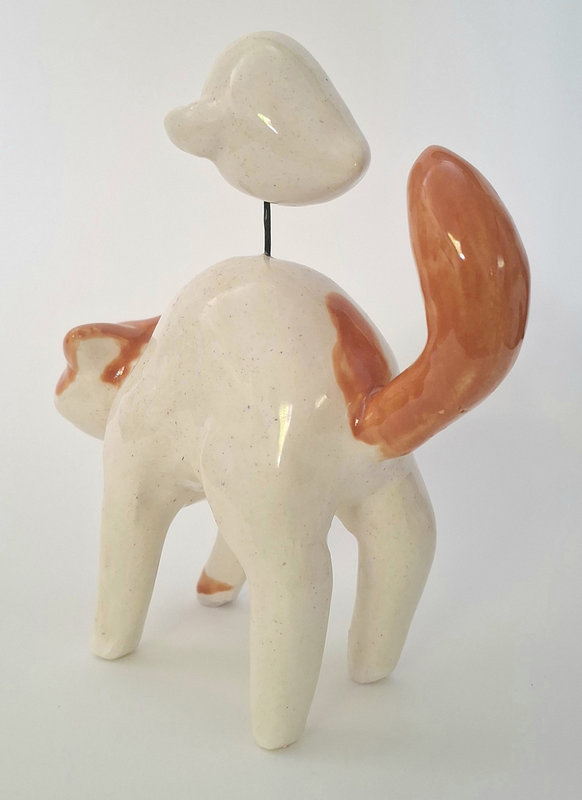 20TH ANNIVERSARY GROUP SHOW September Edition BAKENEKO WITH GHOST (REAR VIEW)