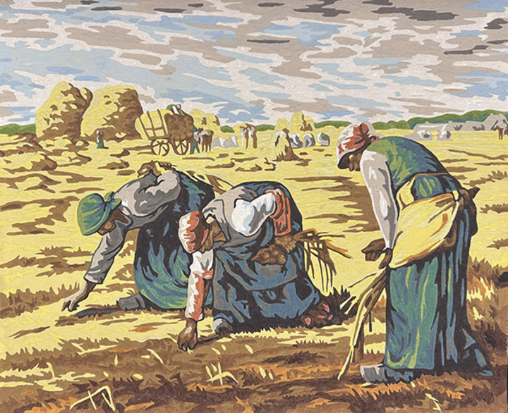 Altered Images Vintage Paint-By-Numbers Reimagined BEFORE