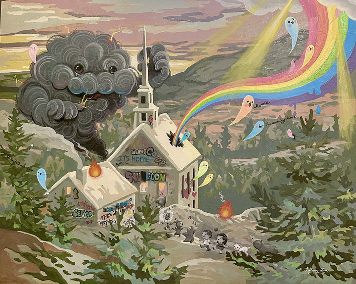 Altered Images Vintage Paint-By-Numbers Reimagined HOME IS HIGHER