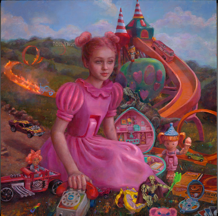 TOYS AS ART, ART INSPIRED BY TOYS - MATTEL'S 80TH ANNIVERSARY GROUP EXHIBITION Curated by Sherri J. Trahan POLLYWOOD