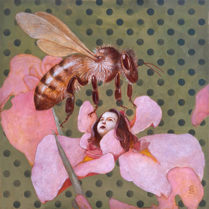 ART COLLECTOR STARTER KIT XI GROUP SHOW A COLLECTION OF 12" X 12" WORKS IRIS AND BEE