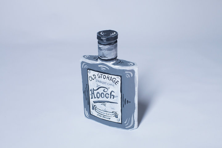 Dosshaus Paper-Thin Hotel HOOCH BOTTLE HALF PINT