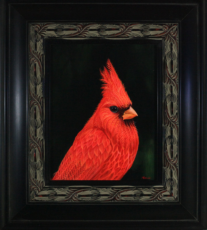 ORNÉLIE AND MOLLY DEVLIN Gallery 3 THE CARDINAL (FRAMED)