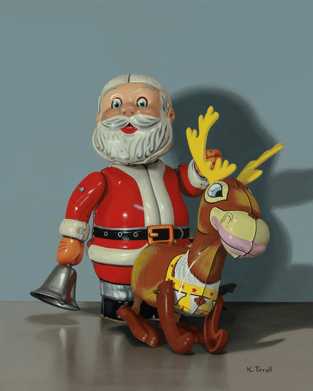 JONATHAN CATHEY & KARI TIRRELL 2 SOLO EXHIBITIONS HERE COMES SANTA CLAUS!