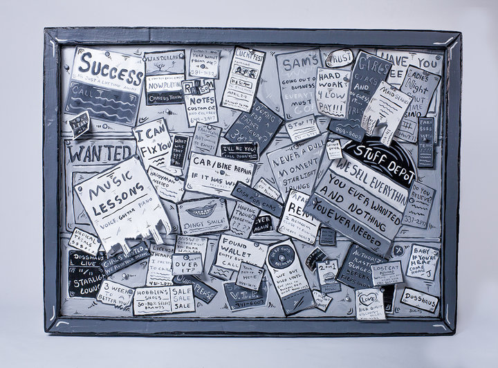 Dosshaus Paper-Thin Hotel BULLETIN BOARD 1