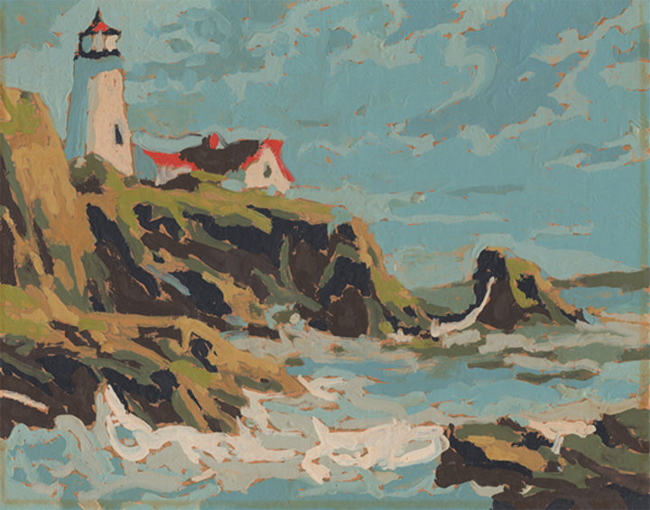 Altered Images Vintage Paint-By-Numbers Reimagined BEFORE