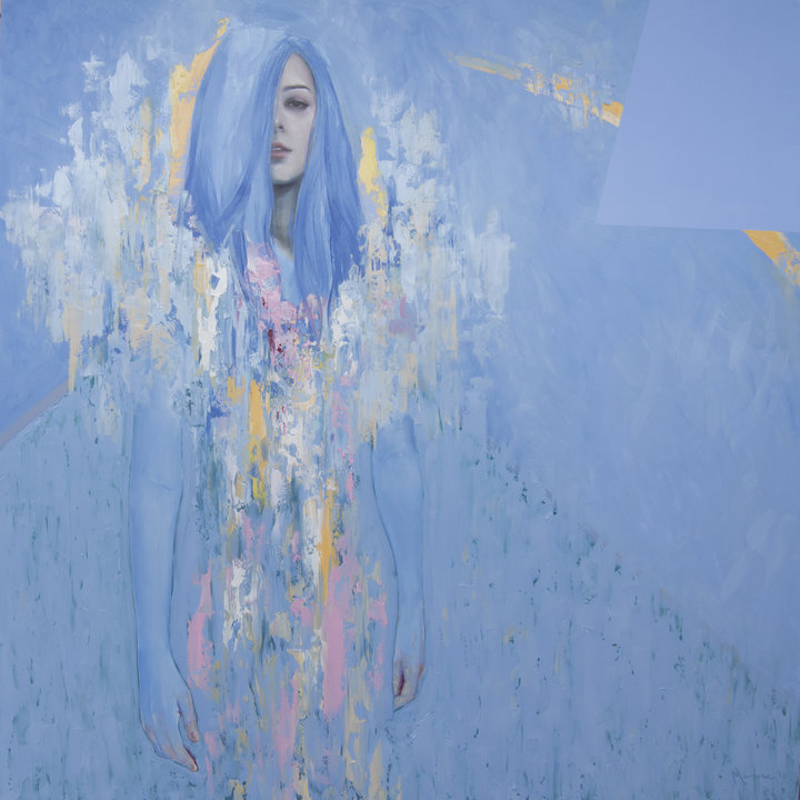 Meredith Marsone Curated by Caro BLUE WOMAN