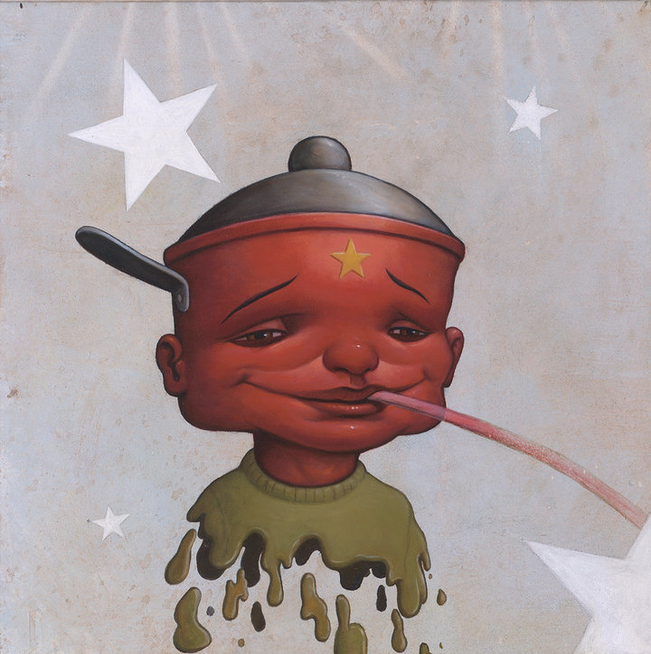 Hidden Gems from the Studio II  POT HEAD RED #3