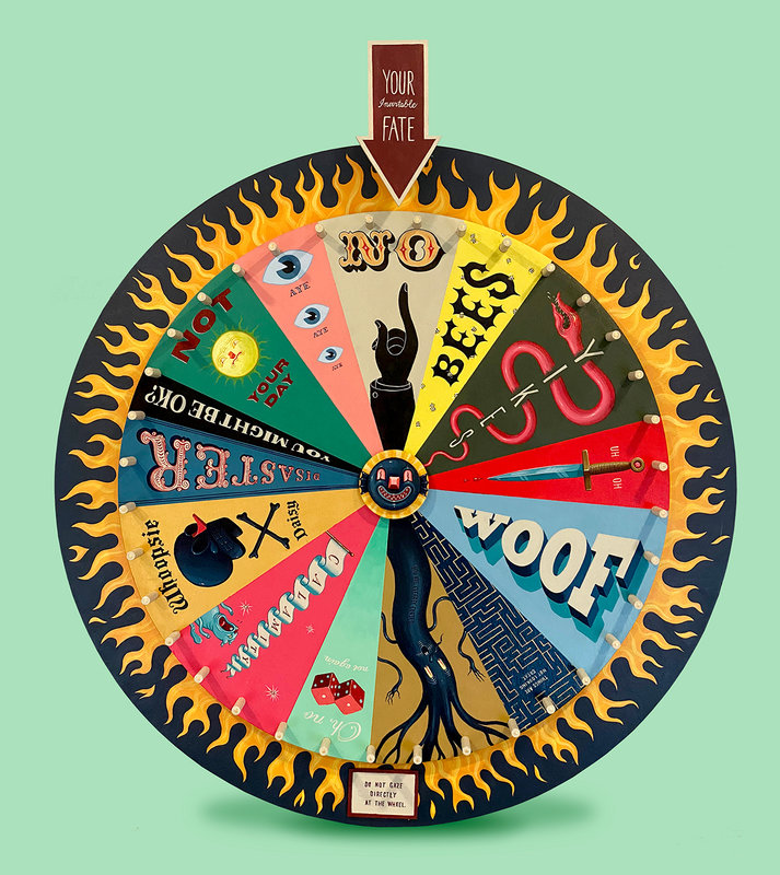 TRAVIS LAMPE The Ham-Fisted Coping Mechanism THE WHEEL OF UNEASE