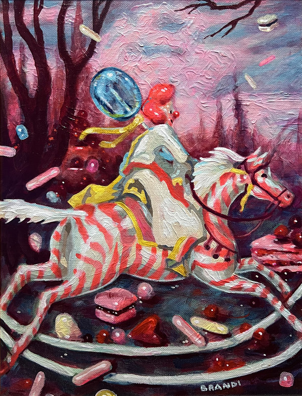 Altered Images Vintage Paint-By-Numbers Reimagined RIDE THE LIGHTNING