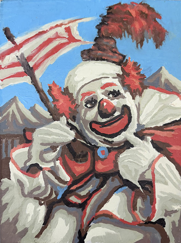 Altered Images Vintage Paint-By-Numbers Reimagined BEFORE