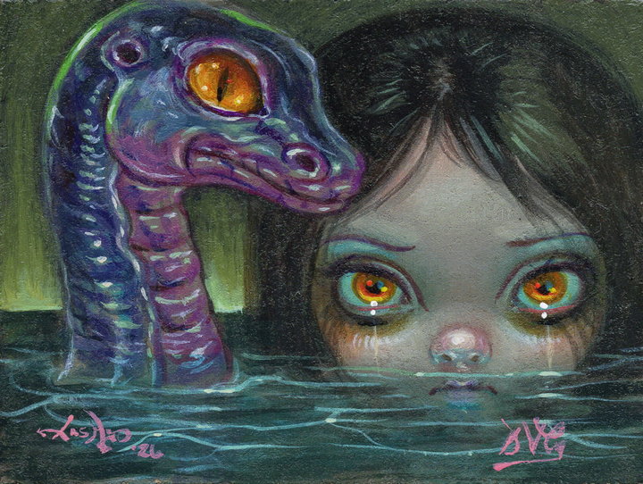 Jasmine Becket-Griffith & David Van Gough DEATH & THE MAIDEN TIDE DOWN