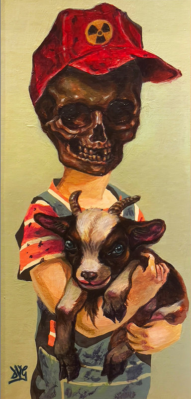 Altered Images Vintage Paint-By-Numbers Reimagined ALL AMERICAN BOY