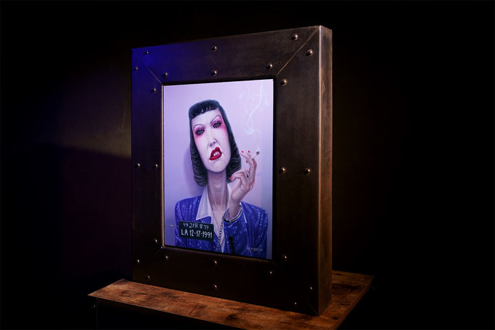 ART COLLECTOR STARTER KIT IX A Group Show of 12" x 12" Works INMATE 1991 (FRAMED)