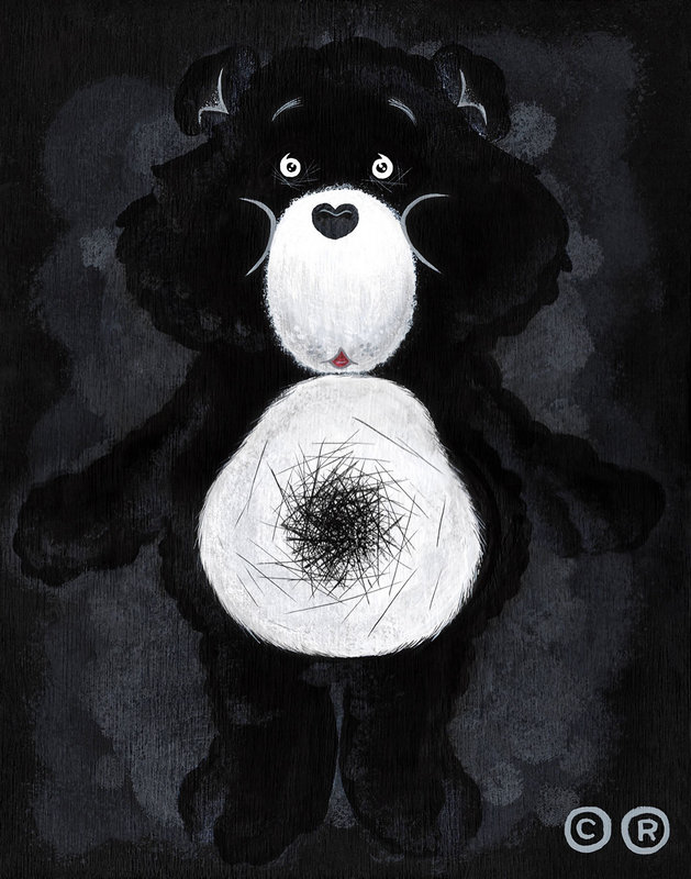 Care Bears™ Forever Group Show DARK VOID BEAR