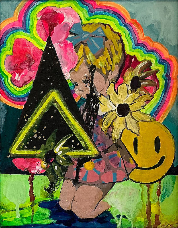Altered Images Vintage Paint-By-Numbers Reimagined RAINBOW BRITE AND THE VOID