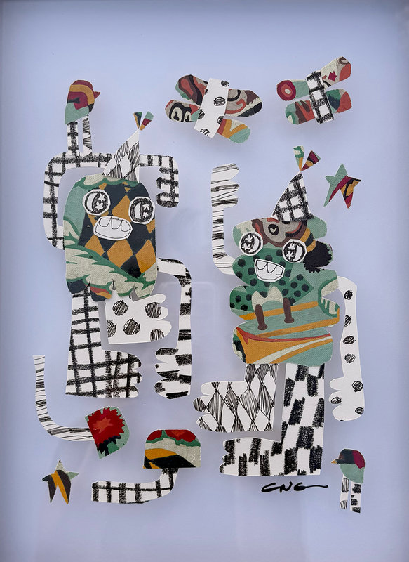 Altered Images Vintage Paint-By-Numbers Reimagined MONKEY BUSINESS