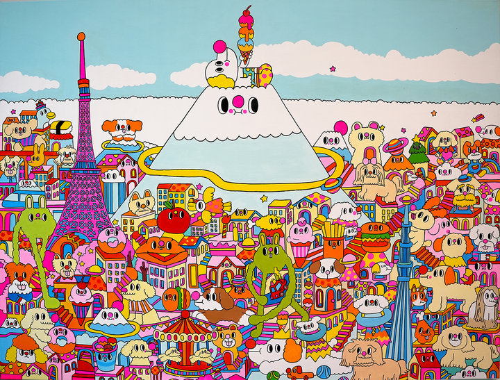 MESSY DESK A Journey To Wonderland DOG PARADISE