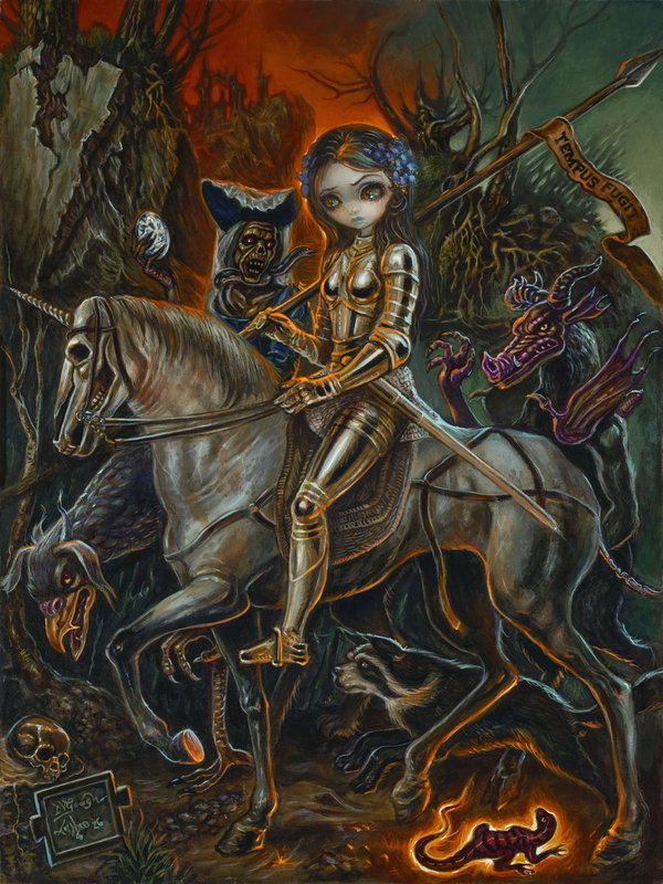 Jasmine Becket-Griffith & David Van Gough DEATH & THE MAIDEN TEMPUS FUGIT