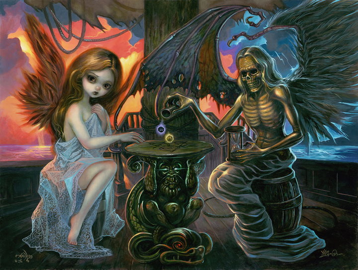 Jasmine Becket-Griffith & David Van Gough DEATH & THE MAIDEN ANCIENT MARINER